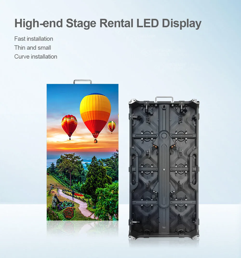 P3.91 Outdoor LED Rental Display Cabinet (500x1000mm